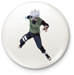 printfashion Kakashi - Kitűző, hűtőmágnes - Fehér (3076306)