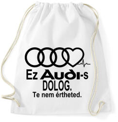 printfashion Audi Fanoknak speciálba! - Sportzsák, Tornazsák - Fehér (2407731)
