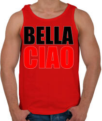 printfashion Bella ciao - Férfi atléta - Piros (5531363)