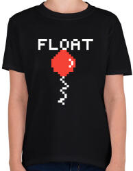 printfashion Float Pixel - Gyerek póló - Fekete (1873703)