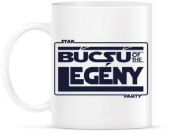 printfashion bucsu-of-the-legeny-blue - Bögre - Fehér (791192)