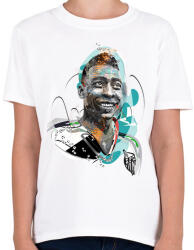 printfashion Pelé - Gyerek póló - Fehér (16837829)