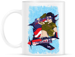 printfashion Légierő - Bögre - Fehér (788263)