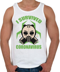 printfashion Túlélő - Férfi atléta - Fehér (2484008)