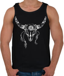 printfashion bull skull - Férfi atléta - Fekete (9007118)