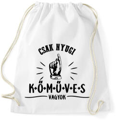 printfashion kőműves vagyok - Sportzsák, Tornazsák - Fehér (1633095)