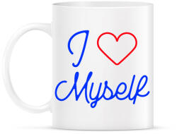 printfashion I love myself 2 - Bögre - Fehér (10648707)
