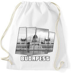printfashion Budapest parlament (GTA stílus) - Sportzsák, Tornazsák - Fehér (1595482)