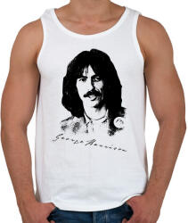 printfashion George Harrison - Férfi atléta - Fehér (6047392)