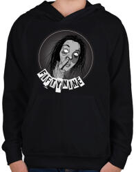 printfashion fuckofffiftynine-01wh-01 - Gyerek kapucnis pulóver - Fekete (462194)