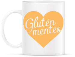 printfashion gluten-free-love-orange - Bögre - Fehér (891064)