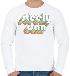 printfashion Steely Dan - Férfi pulóver - Fehér (5105658)