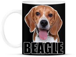 printfashion beagle - Bögre - Fekete (12088881)