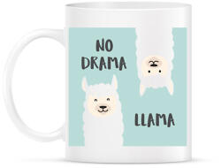 printfashion No drama llama - Bögre - Fehér (1254977)