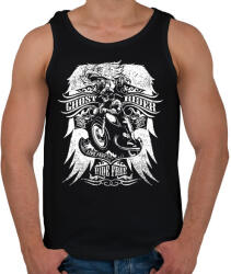 printfashion Ghost rider - Férfi atléta - Fekete (4869263)