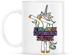 printfashion Unikornis szülinap szeptember - Bögre - Fehér (1928410)