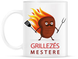 printfashion Grillezés mestere - Bögre - Fehér (6290305)