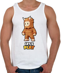 printfashion Stumble Guys - Bigfoot - Férfi atléta - Fehér (16082586)