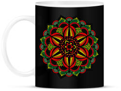 printfashion Mandala - Bögre - Fekete (12545143)
