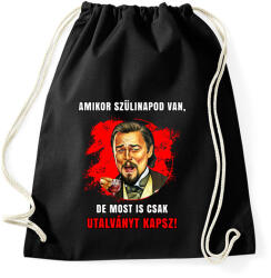 printfashion Szülinapra utalvány - Sportzsák, Tornazsák - Fekete (7698570)