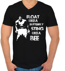 printfashion Float and sting - Férfi V-nyakú póló - Fekete (14568036)