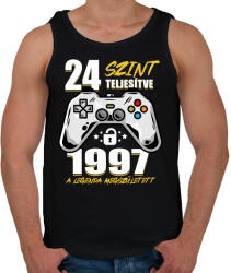 printfashion Gamer Legenda - Férfi atléta - Fekete (4335000)