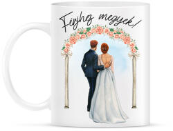 printfashion Férjhez megyek - Bögre - Fehér (7437722)