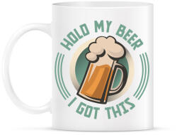 printfashion Hold my beer - Bögre - Fehér (791091)