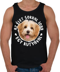 printfashion Havanese - Férfi atléta - Fekete (5438377)