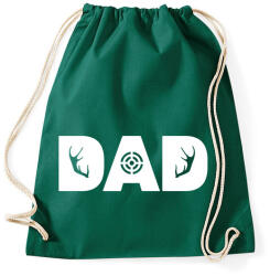 printfashion Vadasz apa - Sportzsák, Tornazsák - Sötétzöld (1225394)