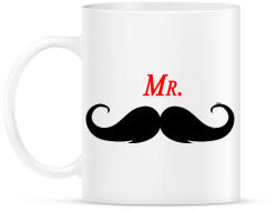 printfashion MR. Mustache - Bögre - Fehér (2188915)