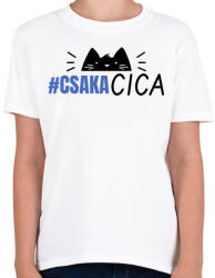 printfashion CSAK A CICA - Gyerek póló - Fehér (10211516)
