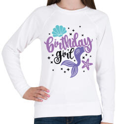 printfashion Birthday Girl - Női pulóver - Fehér (13858463)