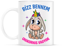 printfashion Bízz bennem unikornis vagyok - Bögre - Fehér (1922680)