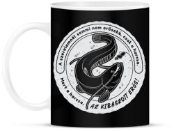 printfashion Harcsa horgász - Bögre - Fekete (5795192)