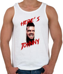 printfashion Here's Johnny - Férfi atléta - Fehér (16623191)