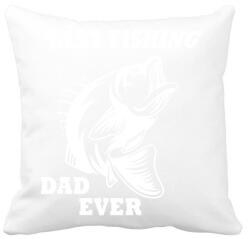 printfashion Best Fishing - Párnahuzat, Díszpárnahuzat - Fehér (11122345)