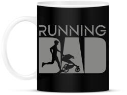 printfashion Running dad - Bögre - Fekete (13699707)
