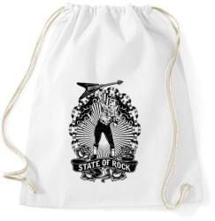 printfashion Rock - Sportzsák, Tornazsák - Fehér (383574)