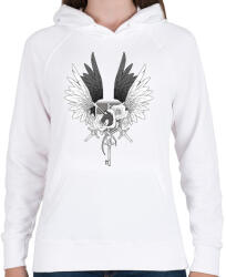 printfashion Attack on Titan - Női kapucnis pulóver - Fehér (2289123)