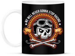 printfashion Nincs megállás - Bögre - Fekete (791488)