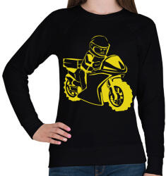 printfashion lego sárga - Női pulóver - Fekete (2911497)