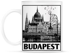 printfashion Budapest - Bögre - Fehér (4362841)