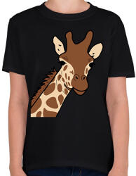 printfashion zsiráf - Gyerek póló - Fekete (13620758)