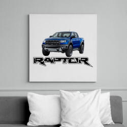printfashion Raptor - Vászonkép - Fehér (6635841)