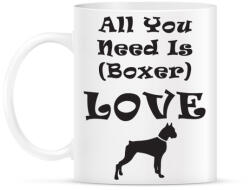 printfashion Boxer Love - Bögre - Fehér (820897)