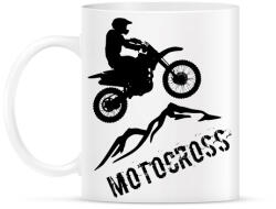 printfashion Motocross - Bögre - Fehér (4227605)