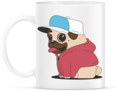 printfashion Mopsz kutya - Bögre - Fehér (1035258)
