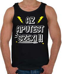 printfashion Az aputest vonzó! - Férfi atléta - Fekete (7029198)