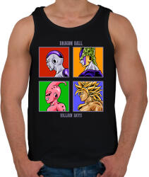 printfashion Dragon Ball ellenségek - Férfi atléta - Fekete (7010499)